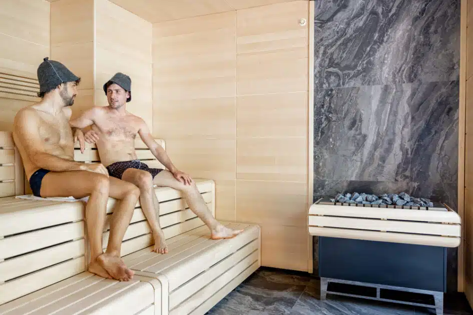 Interior of Gay Sauna Guide