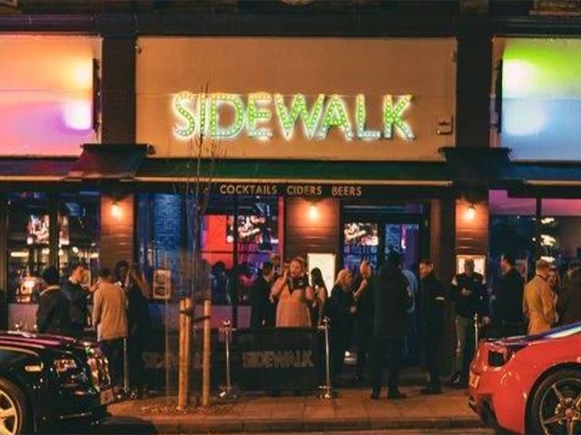 outside The Sidewalk Bar