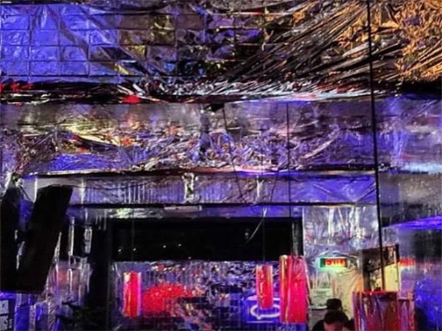 the crazy decor at Amazona Bar