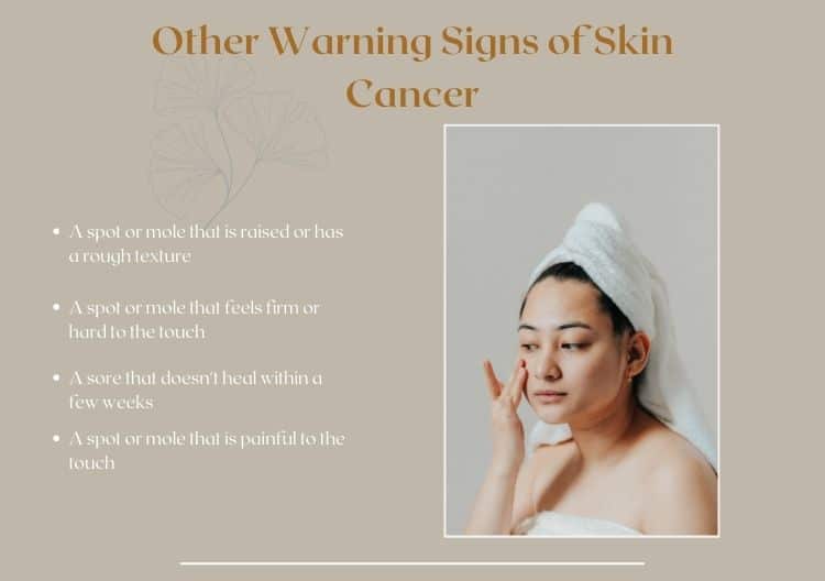 How spot skin cancer, Other Warning Signs of Skin Cancer