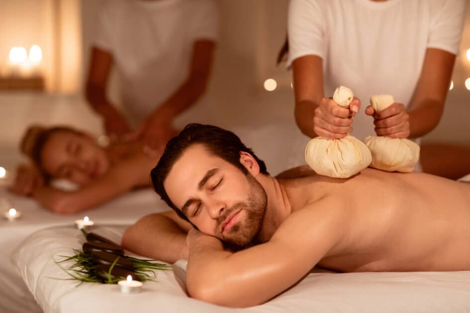 Become a Masseur, two people getting a massage