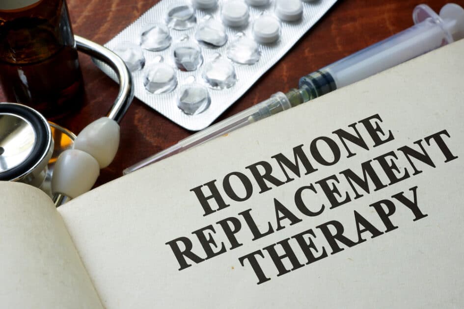 book titled Hormone Replacement Therapy with medicine