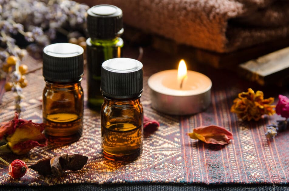 Candlelight essential oils and herbs
