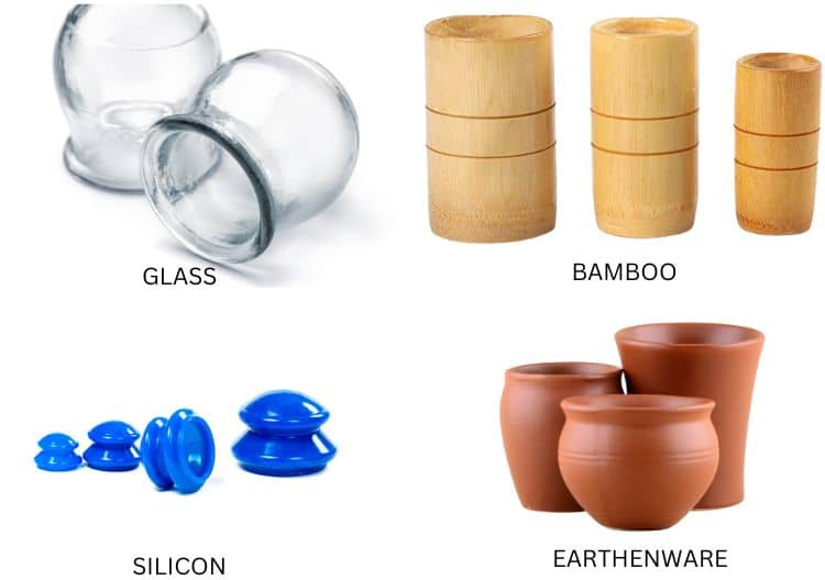 Cupping Therapy Materials Throughout History Glass, silicon, bamboo, earthenware