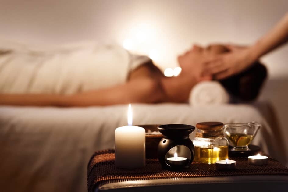woman having Aromatherapy Massage
