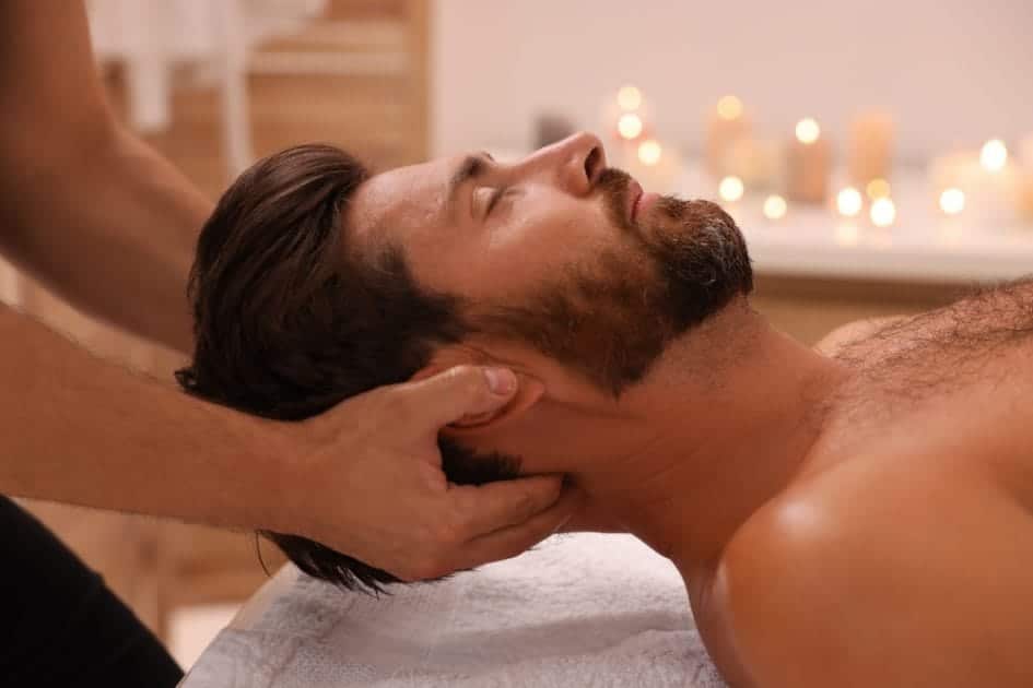 Head male massage