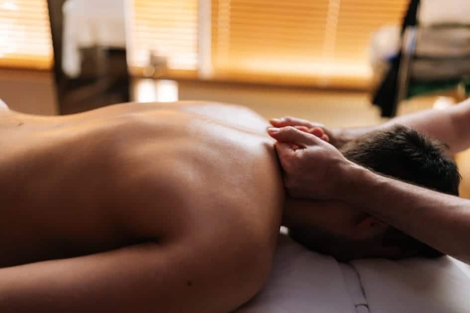Neck male massage