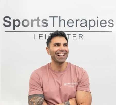  photo if Guj with the background  Sports Therapies Leicester