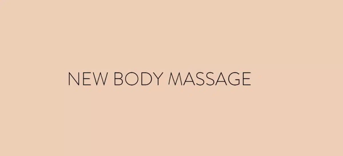 new body massage